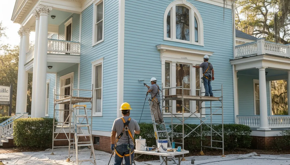 Painting contractor in Lafayette, LA providing professional interior and exterior painting services