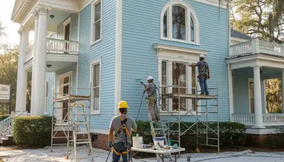 Painting contractor in Lafayette, LA providing professional interior and exterior painting services