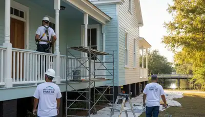 Painting contractors in Lafayette, LA providing professional interior and exterior painting services