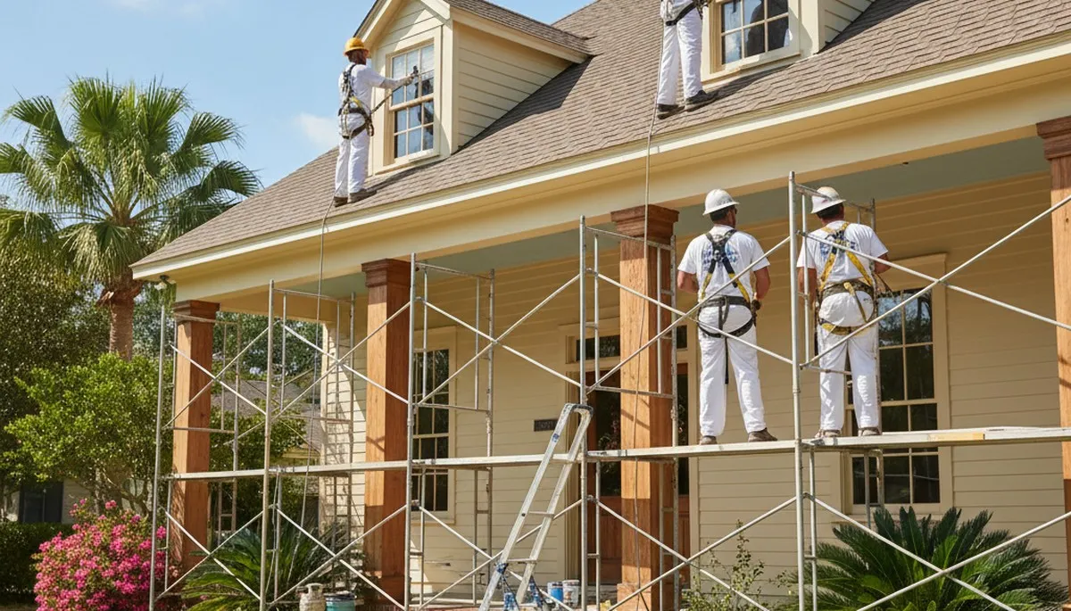 Lafayette, LA painting contractor for residential and commercial interior and exterior painting خدمات