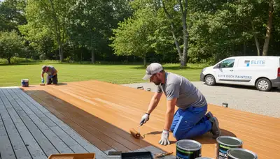Lafayette, LA deck painting service protecting and refreshing outdoor wood on a residential deck