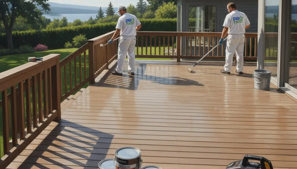 Lafayette, LA deck painting services protecting and refreshing outdoor wood surfaces