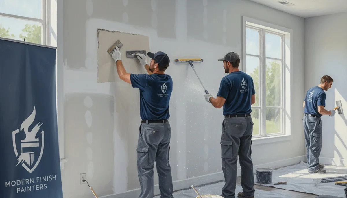 Lafayette, LA drywall repair by Paint Pros for cracks, holes, and moisture-damaged walls