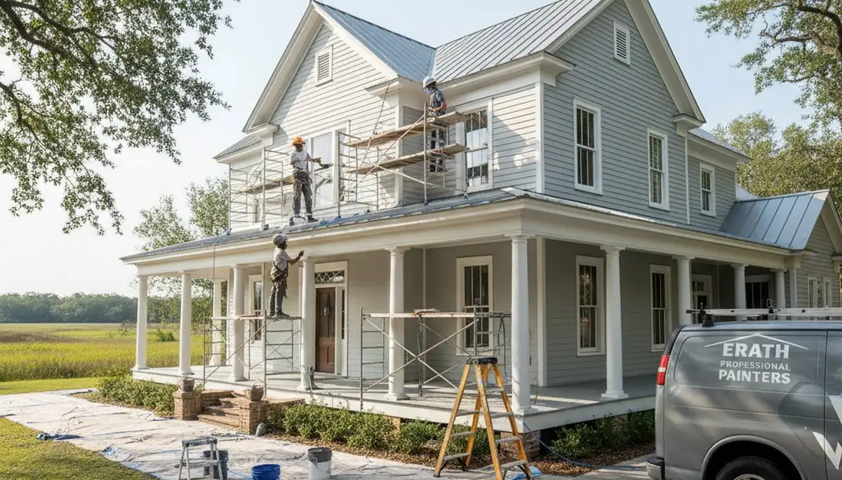 Painting contractor in Lafayette, LA providing professional interior and exterior house painting services