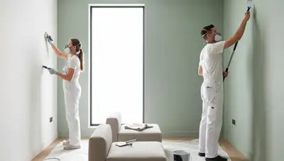 Interior house painting in Lafayette, LA by local painting experts with clean, durable finish