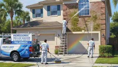 Pressure cleaning service in Lafayette, LA for siding, driveways, and fences by Lafayette Paint Pros