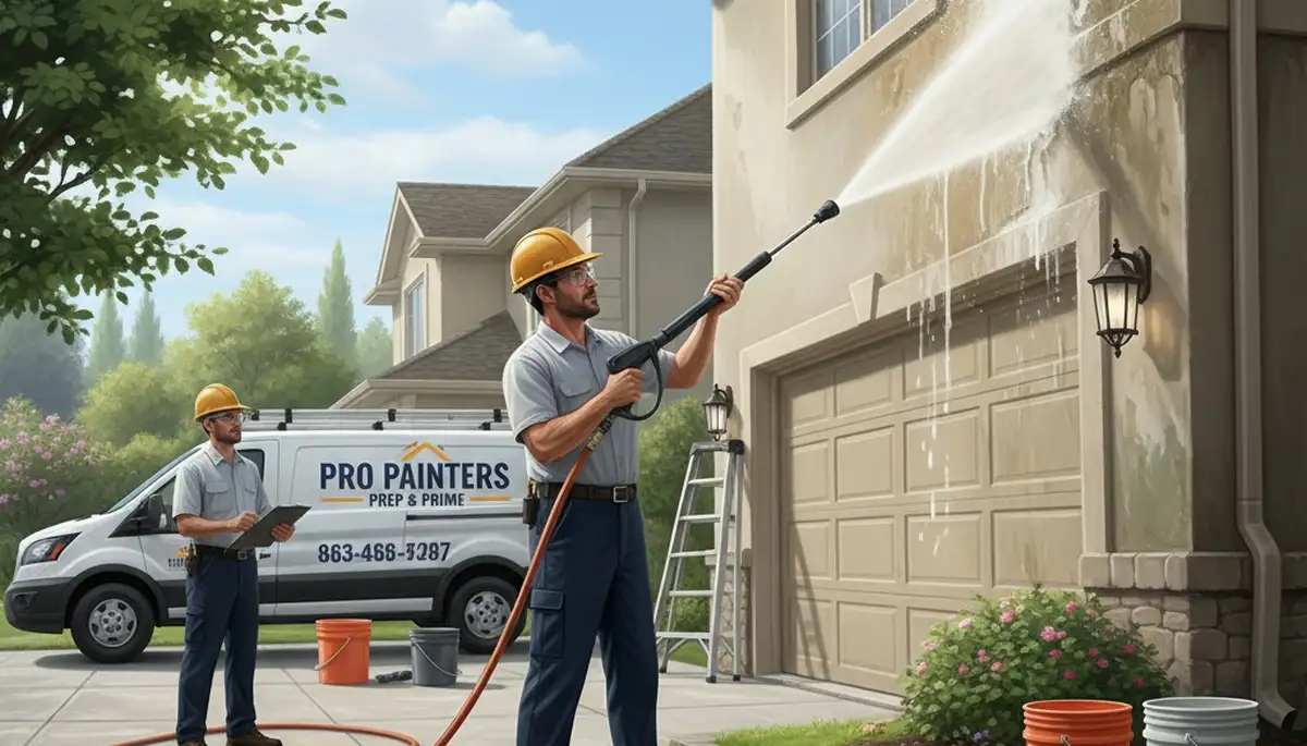 Pressure cleaning service in Lafayette, LA for siding, driveways, and fences by Lafayette Paint Pros