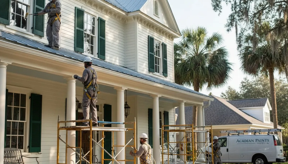 Painting contractor in Lafayette, LA providing professional interior and exterior painting services
