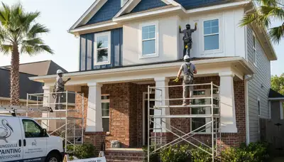 Painter crew providing professional painting services in Lafayette, LA for homes and businesses